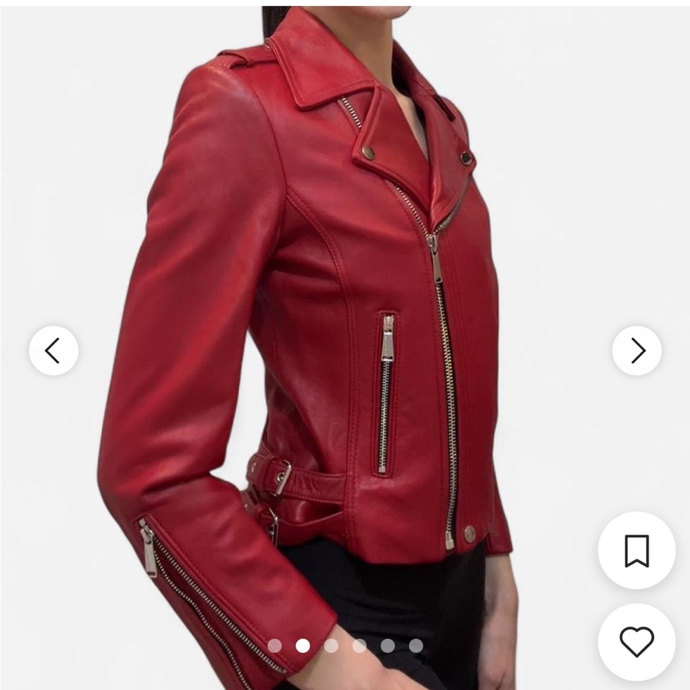 BCBGeneration Leather Jacket - Picture 8 of 15